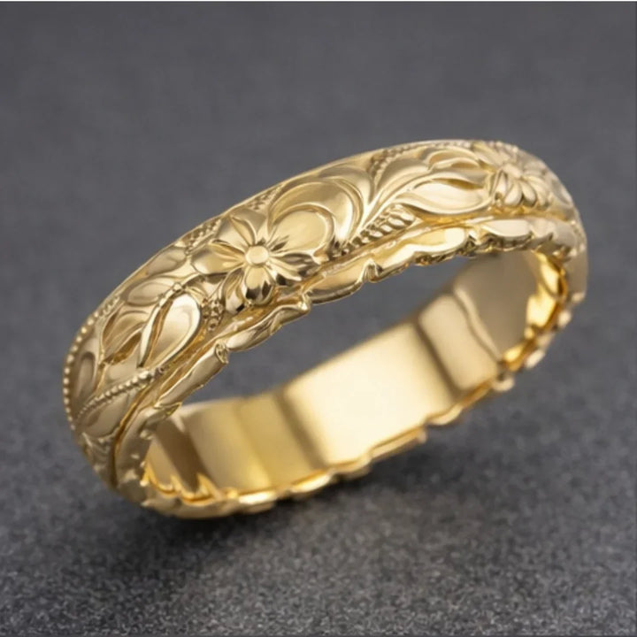 Infinity Gold Ring with Chain