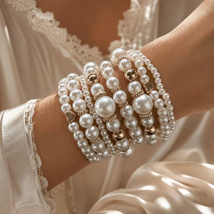 Bead Stack Bracelet 8-Piece Set