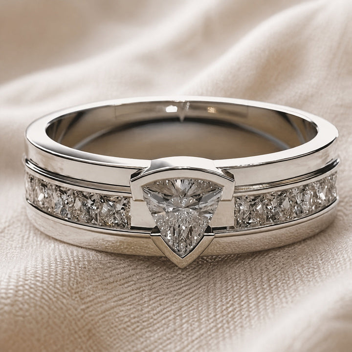 Dazzling Rhinestone Silver Ring