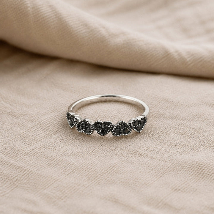 Heart Onyx Ring