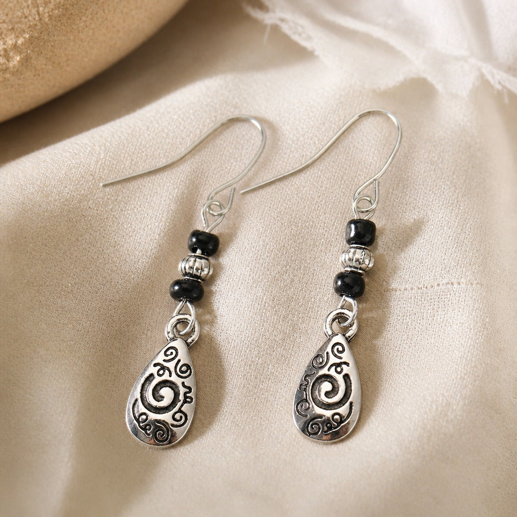Vintage Empress Drop Earrings