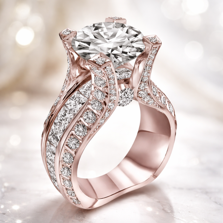 Vintage Ring with Cubic Zirconia