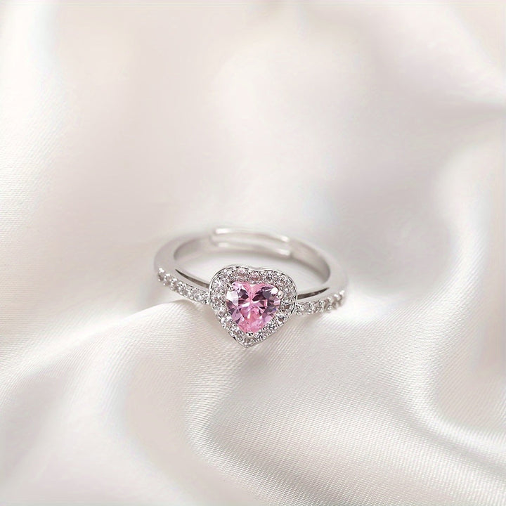 Rosekiss Heart Ring | White Gold