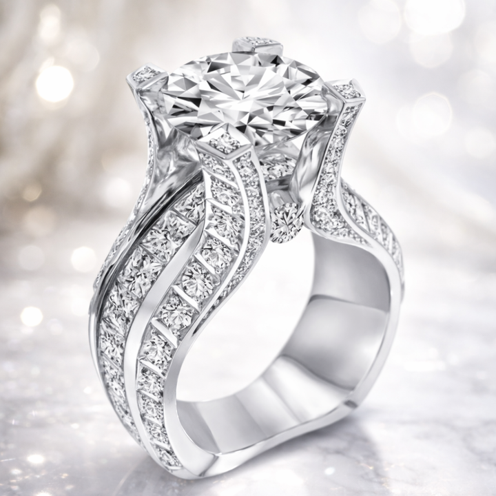 Vintage Ring with Cubic Zirconia