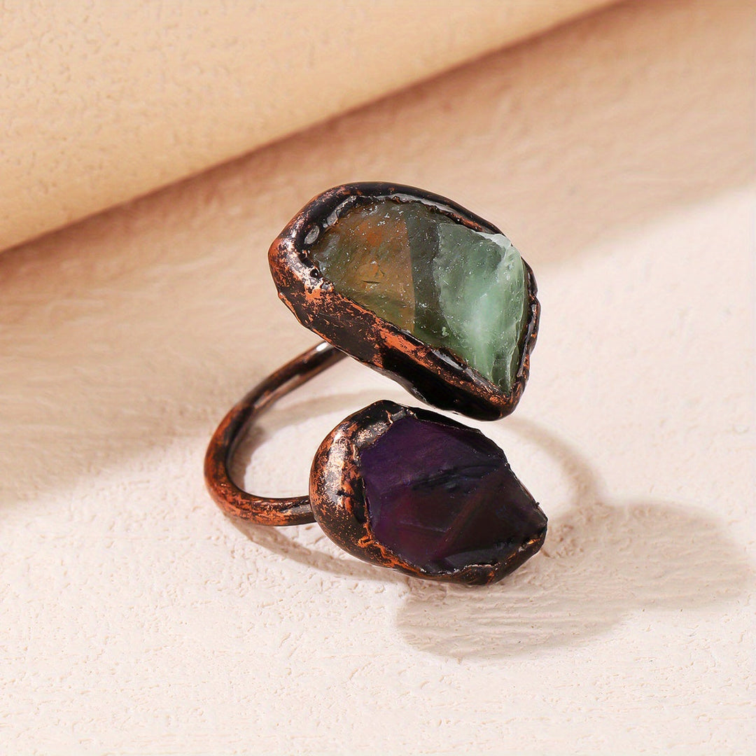 Brilliant Double-Stone Ring