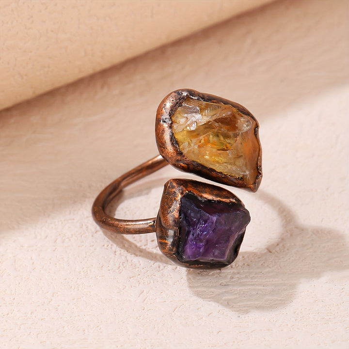 Brilliant Double-Stone Ring