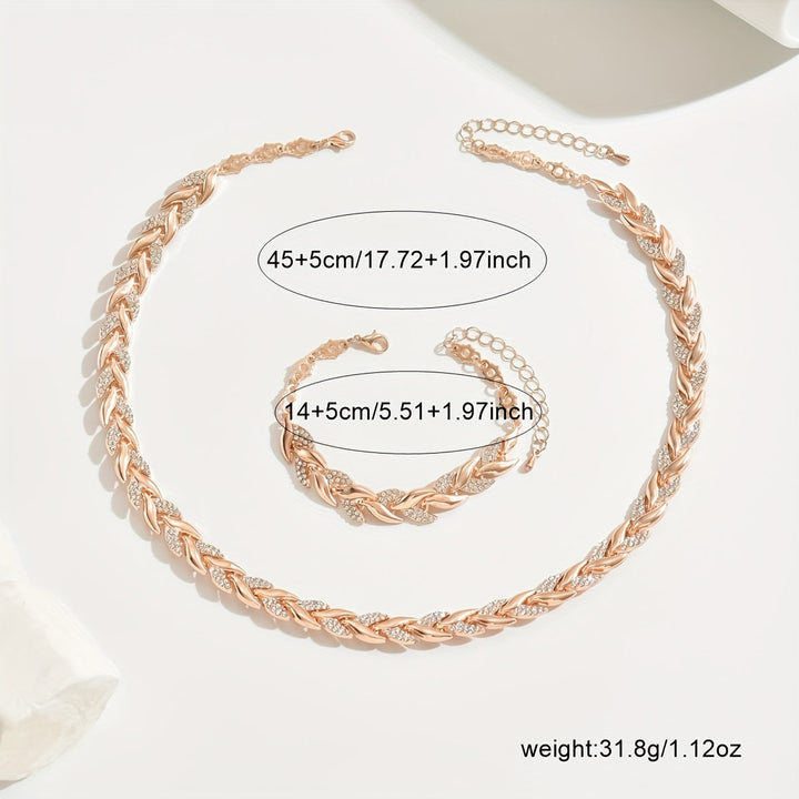 Elegant Glass Rhinestone Mermaid Tail Set
