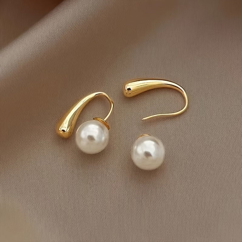 Minimalist Arch Bead Earrings