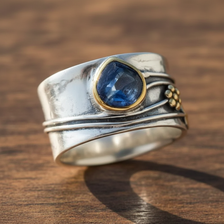 Bree - Boho Meditation Ring with Gemstone