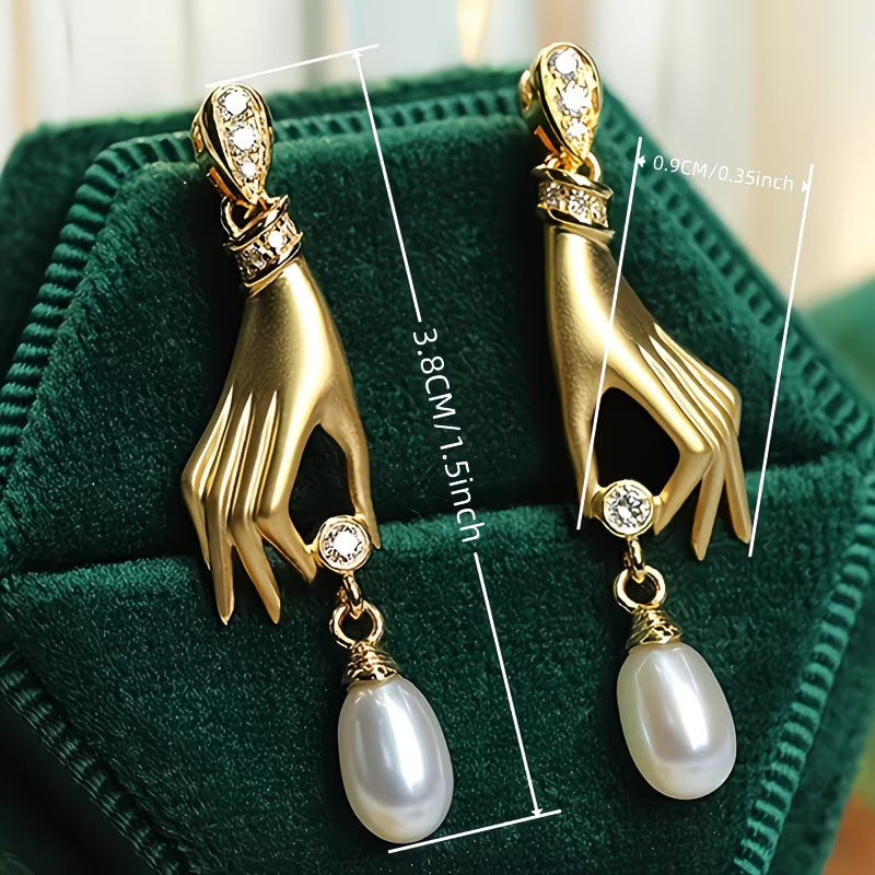 Graceful Pearl Earrings