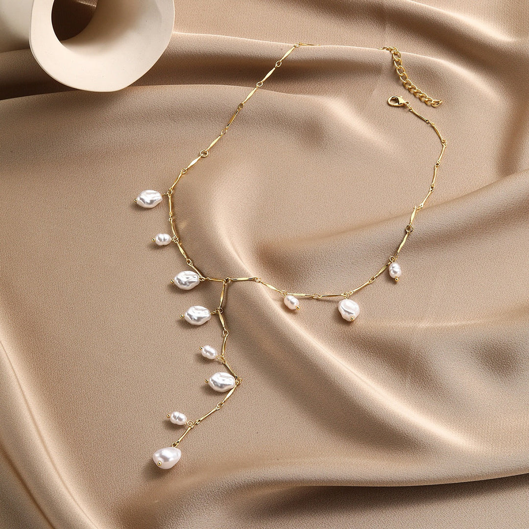 Magical Pearl Waterfall Necklace