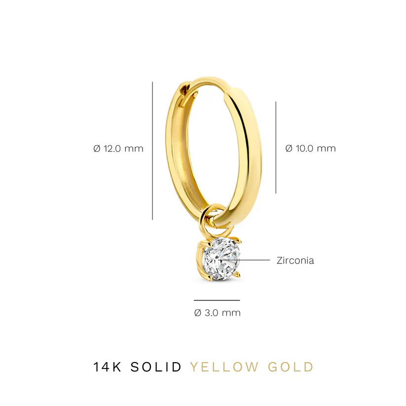 Larmes de Lune Stone Earring Set | Gold