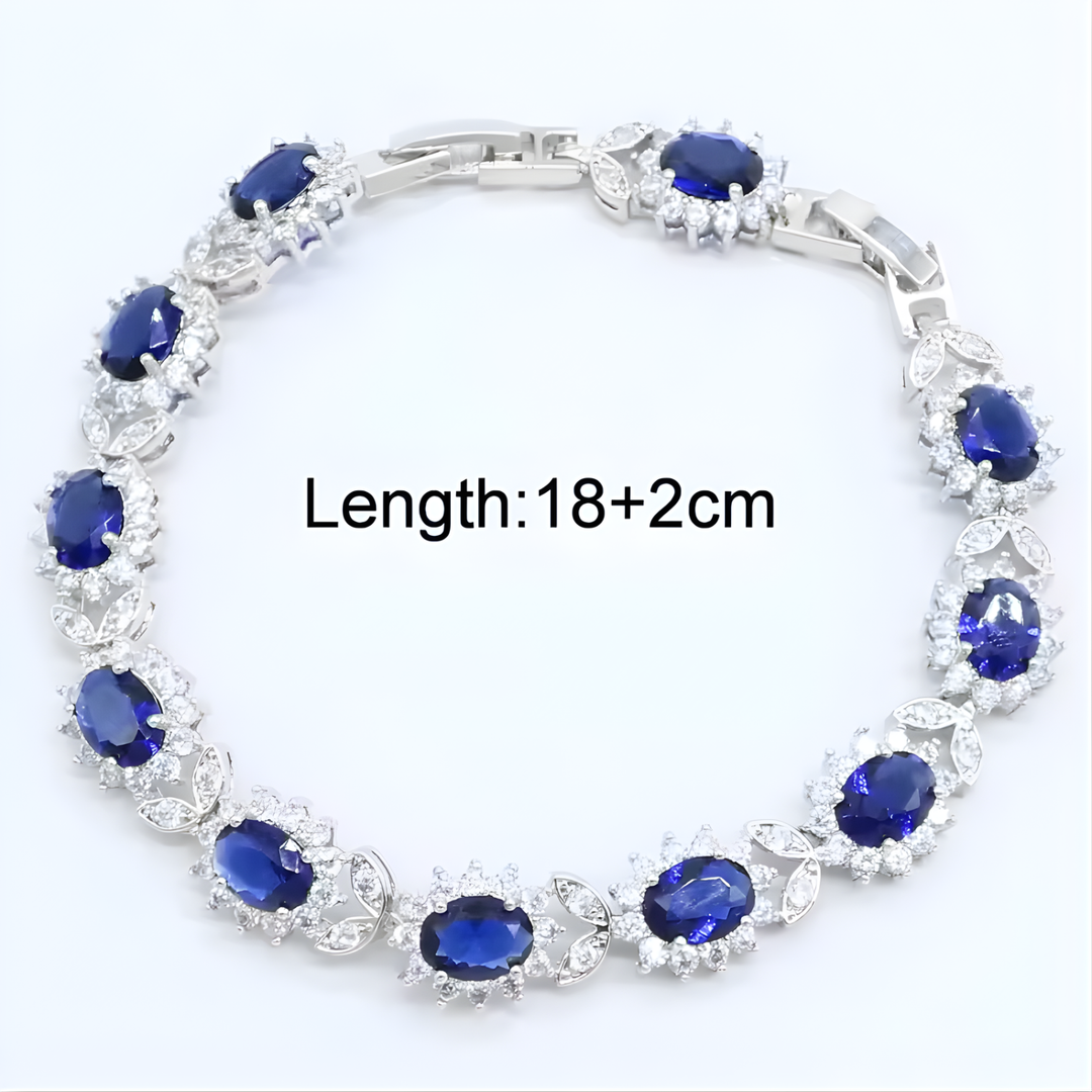 Captivating Bracelet with Sapphire Accent