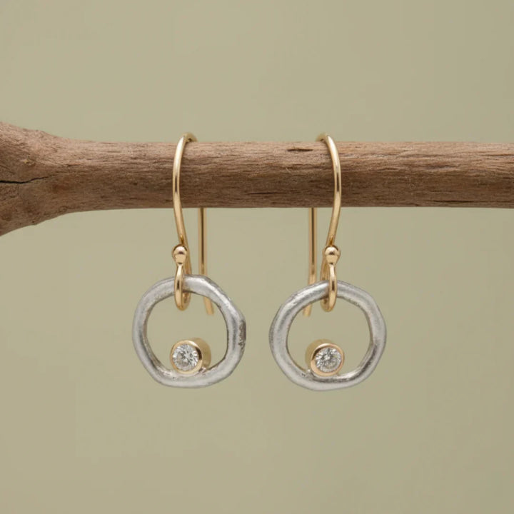 Laura Vintage Earrings with Cubic Zirconia