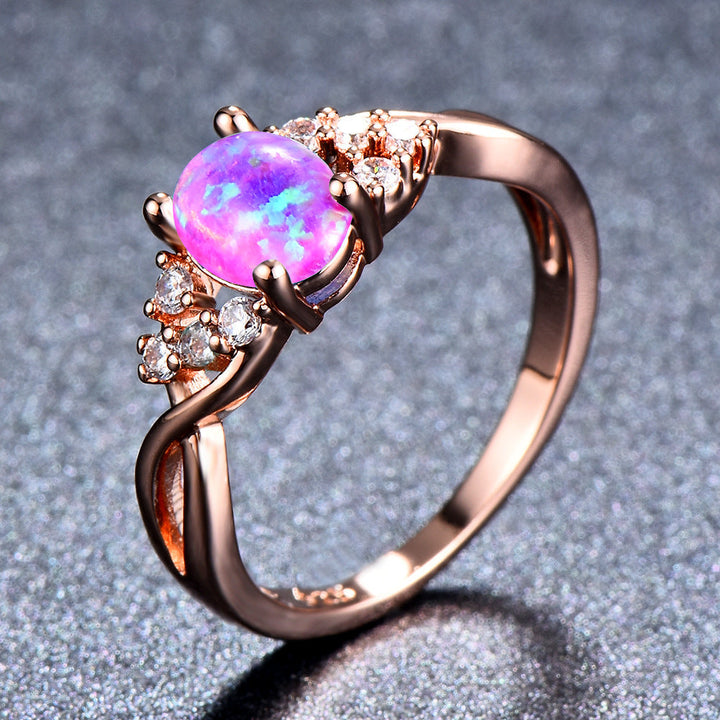 Sylva Moonhart Lila Ring | Rose Gold