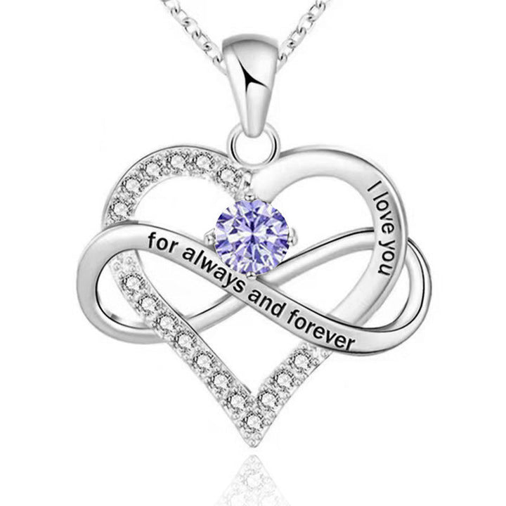 Forever and Always Birthstone Necklace