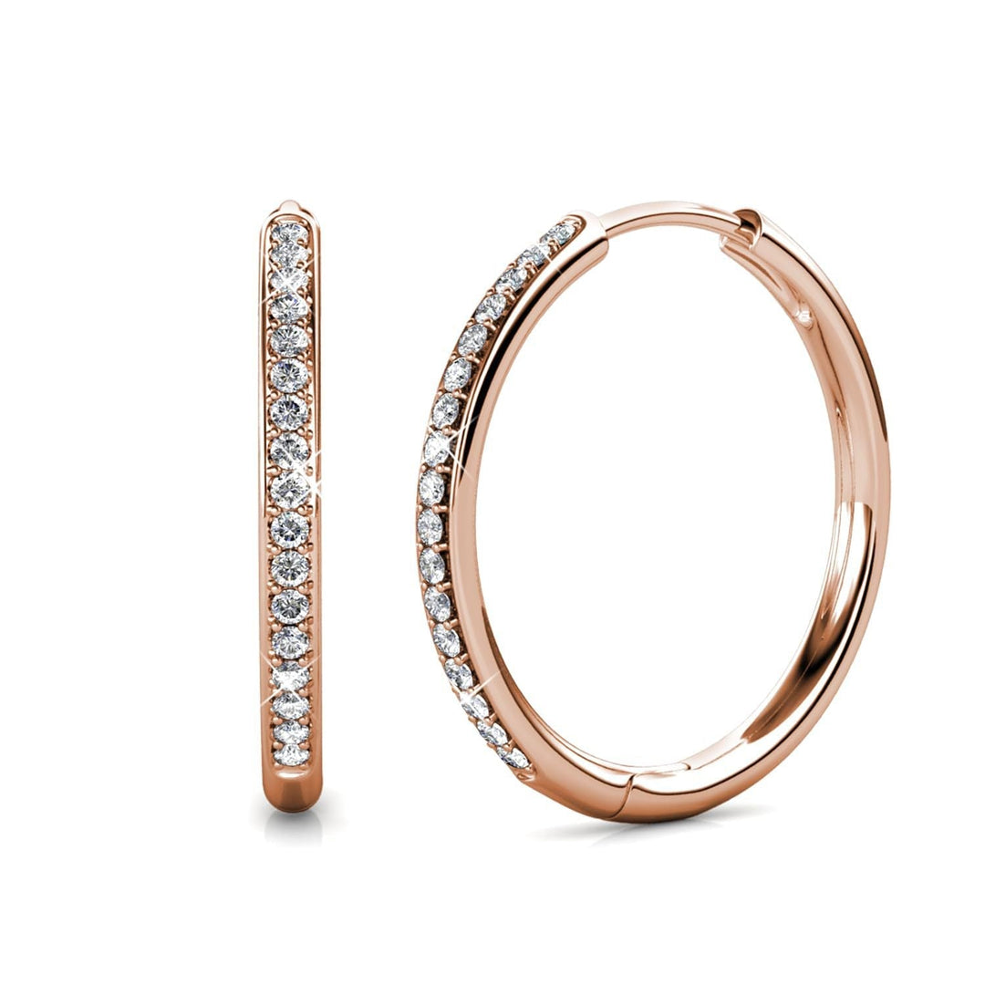 Sorel Pavé Earrings | White Gold