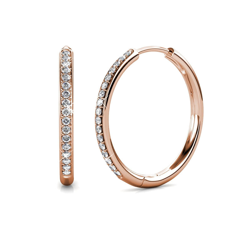 Sorel Pavé Earrings | White Gold