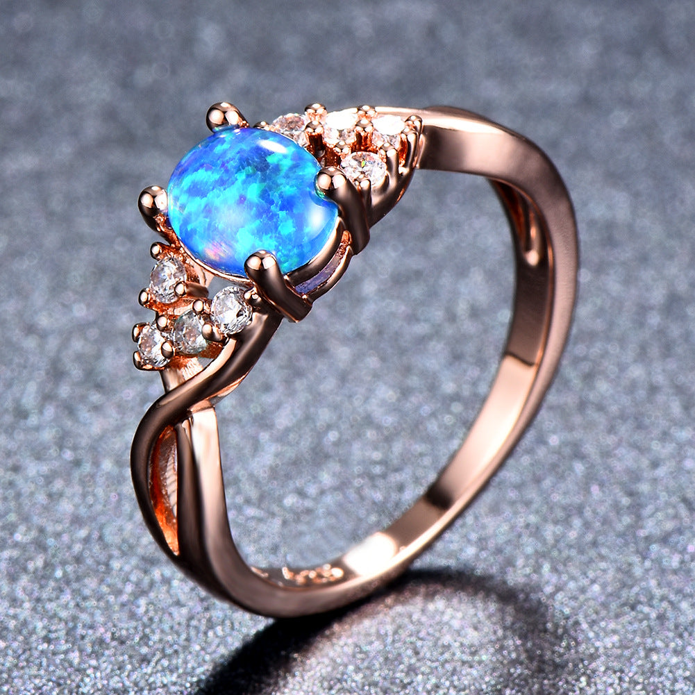 Sylva Moonhart Lila Ring | Rose Gold