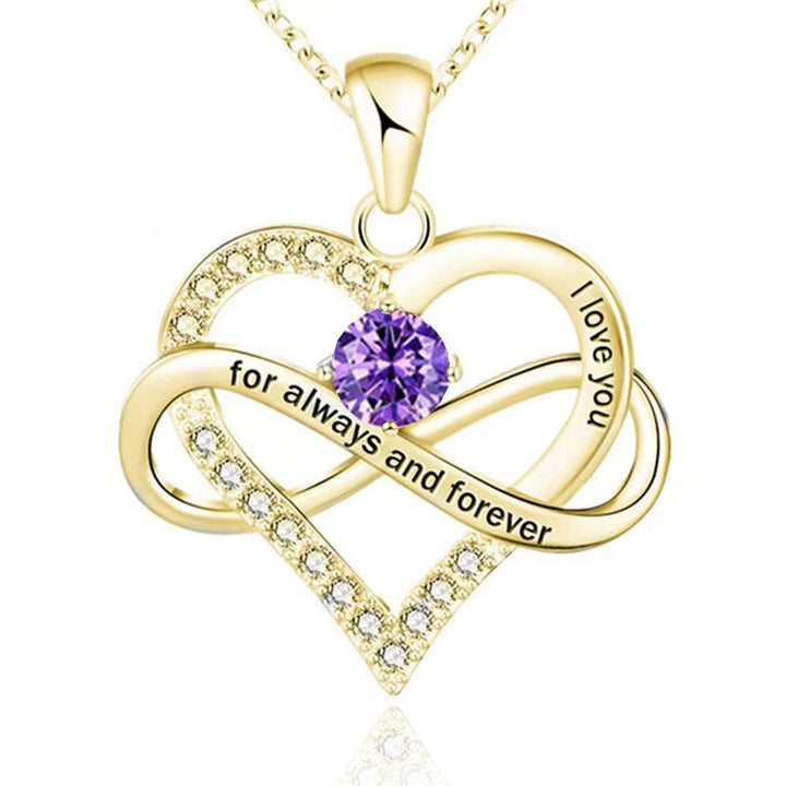 Forever and Always Birthstone Necklace