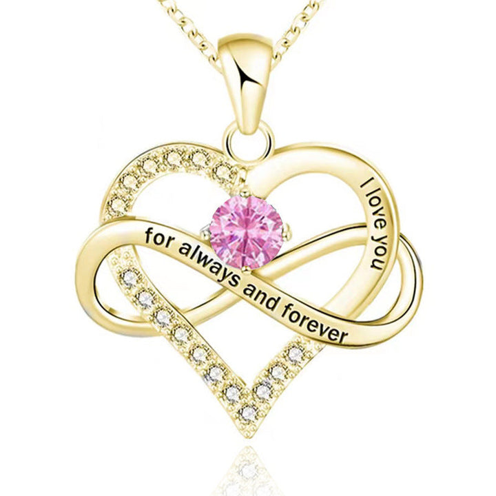 Forever and Always Birthstone Necklace