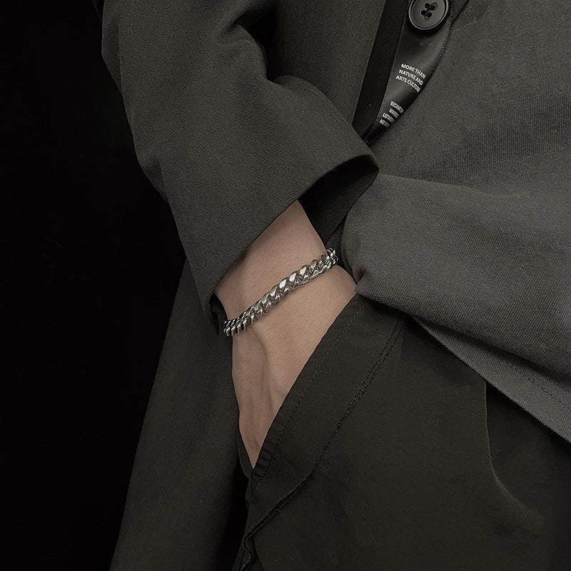 Sterling Vale Bracelet | White Gold