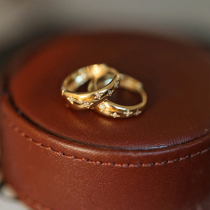 Luxurious Earrings in Gold and Silver - Haller