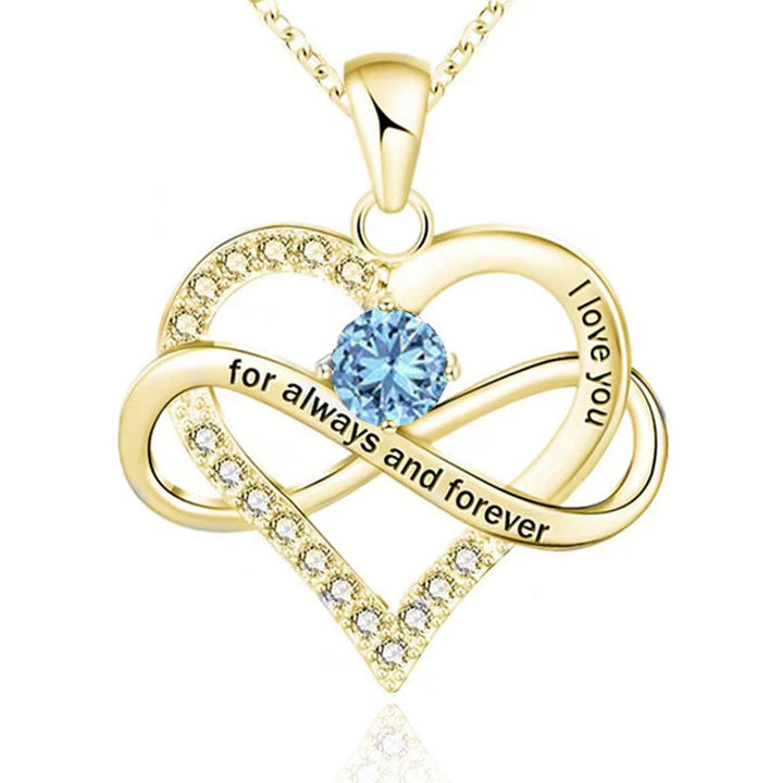 Forever and Always Birthstone Necklace
