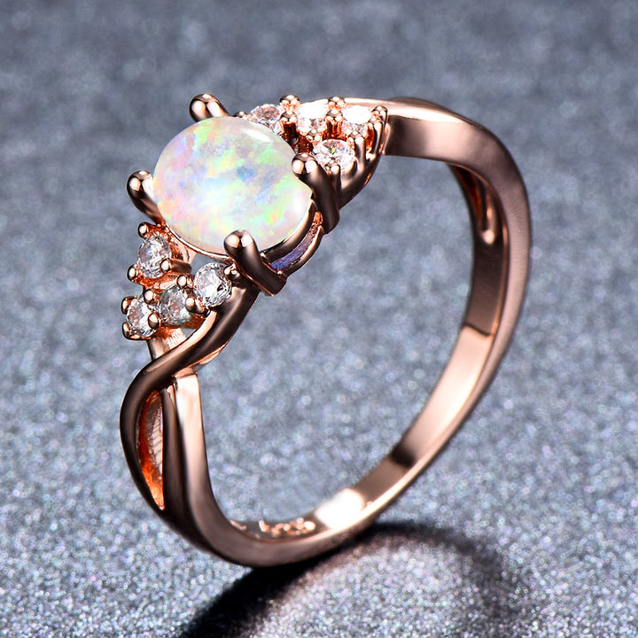 Sylva Moonhart Lila Ring | Rose Gold