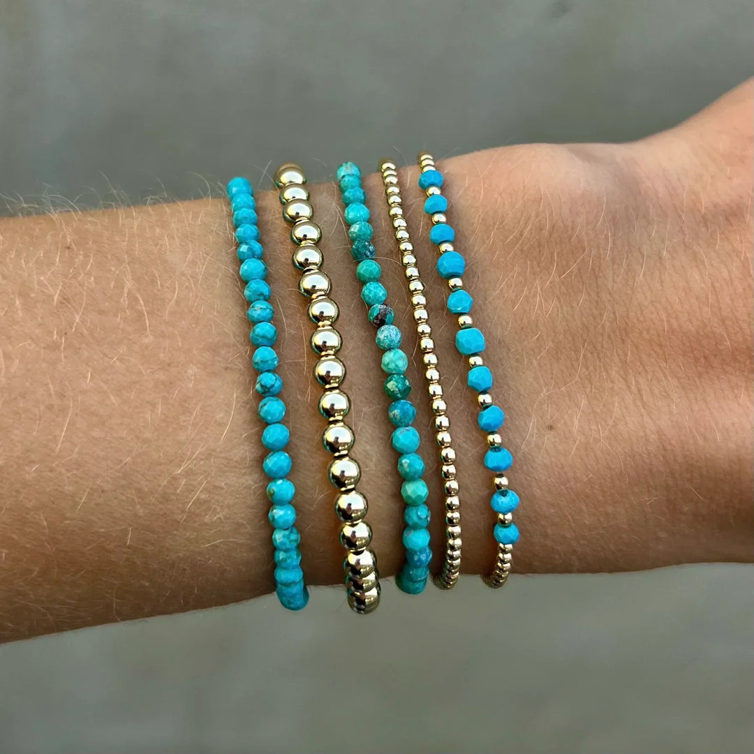 Heritage Turquoise Bead Bracelet