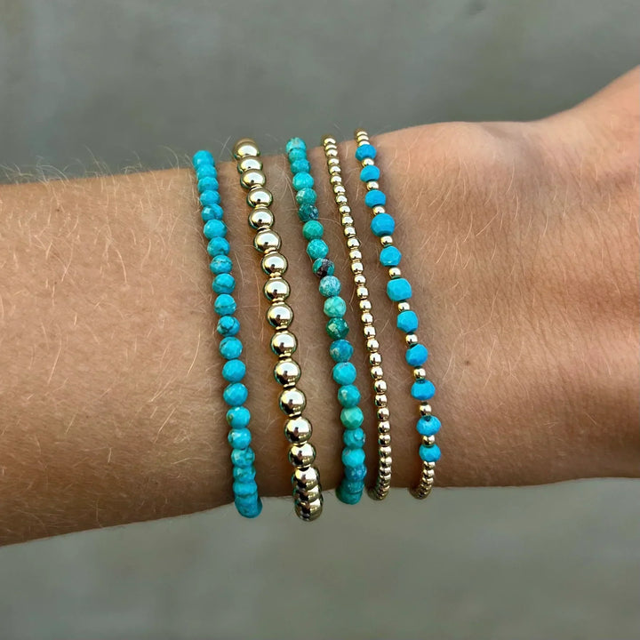 Heritage Turquoise Bead Bracelet
