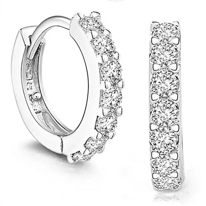 Timeless gold mini hoop earrings