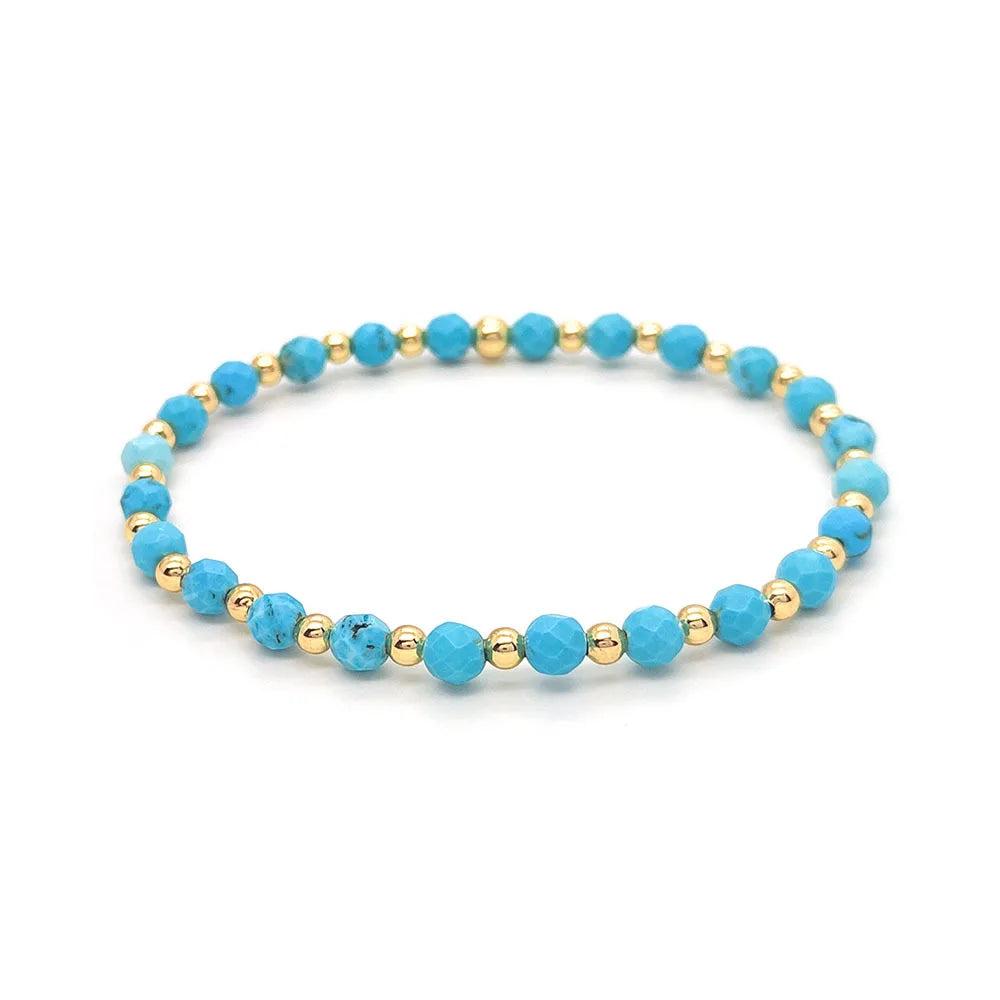 Striking Turquoise Charm Bracelet