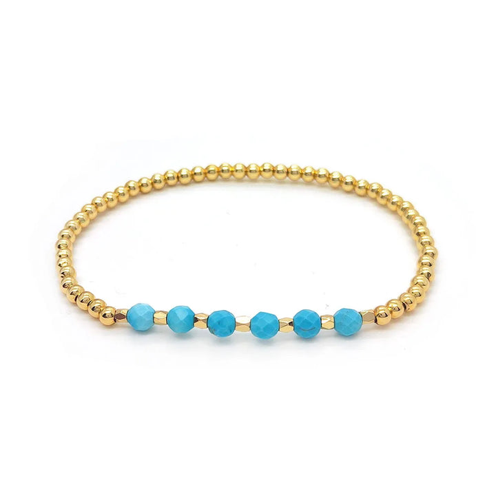 Striking Turquoise Charm Bracelet
