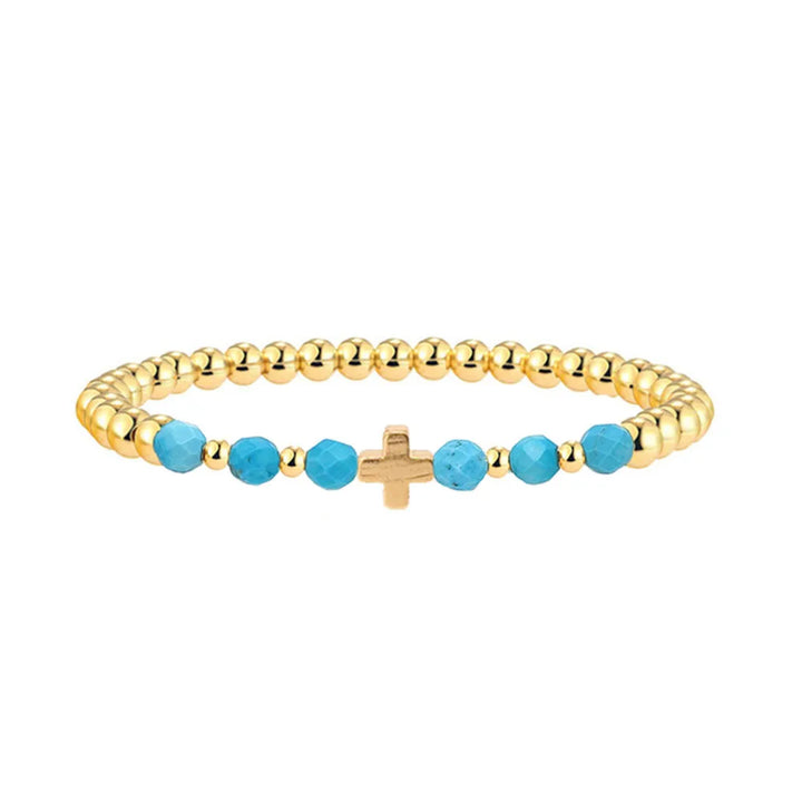 Striking Turquoise Charm Bracelet