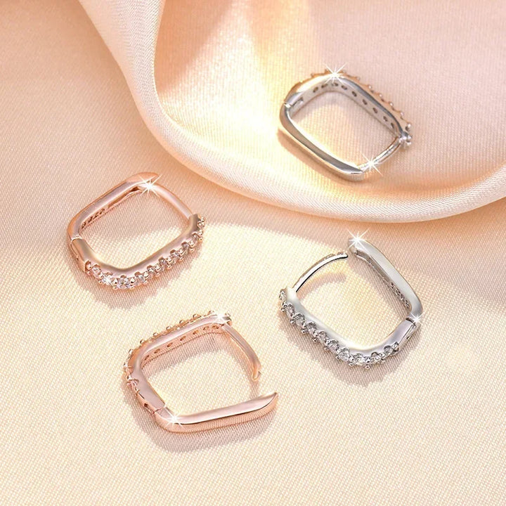 Elegant hoop earrings