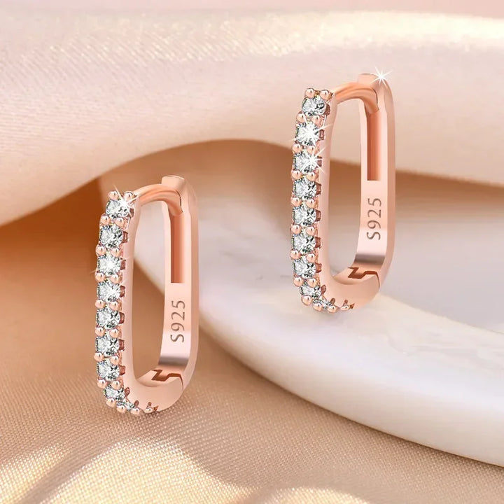 Elegant hoop earrings