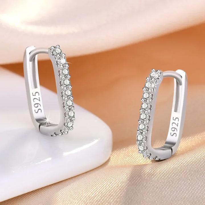 Elegant hoop earrings
