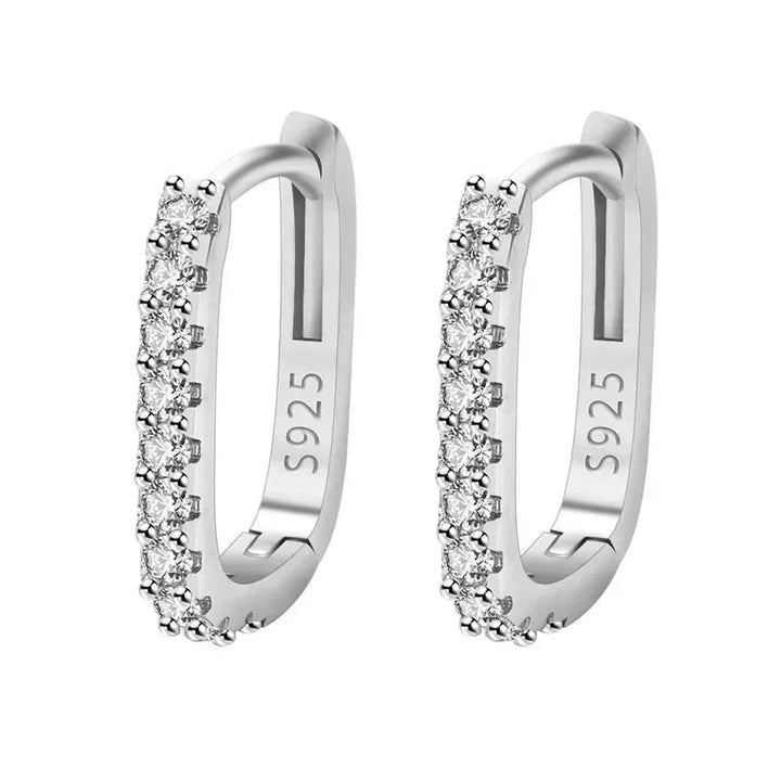 Elegant hoop earrings