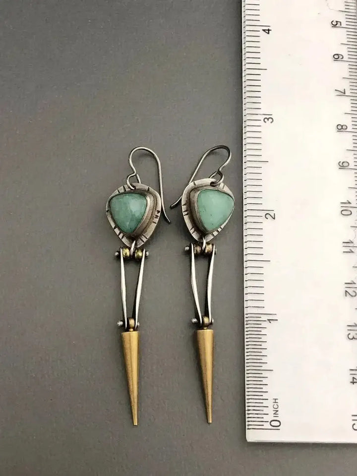 Vintage Natural Stone Earrings