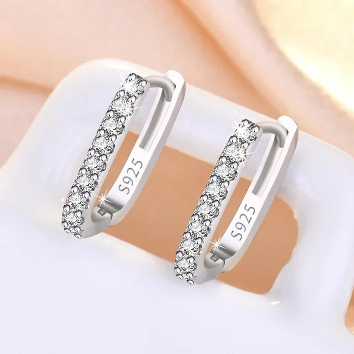 Elegant hoop earrings