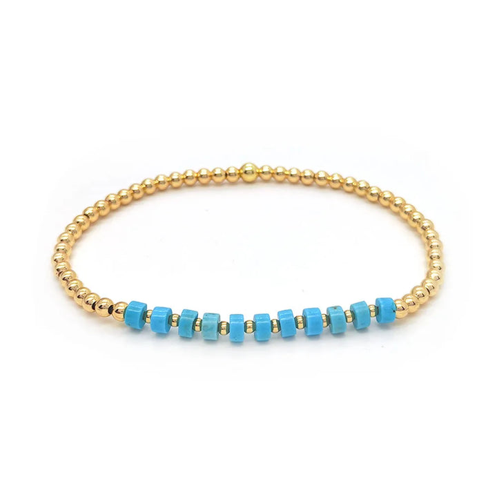 Striking Turquoise Charm Bracelet