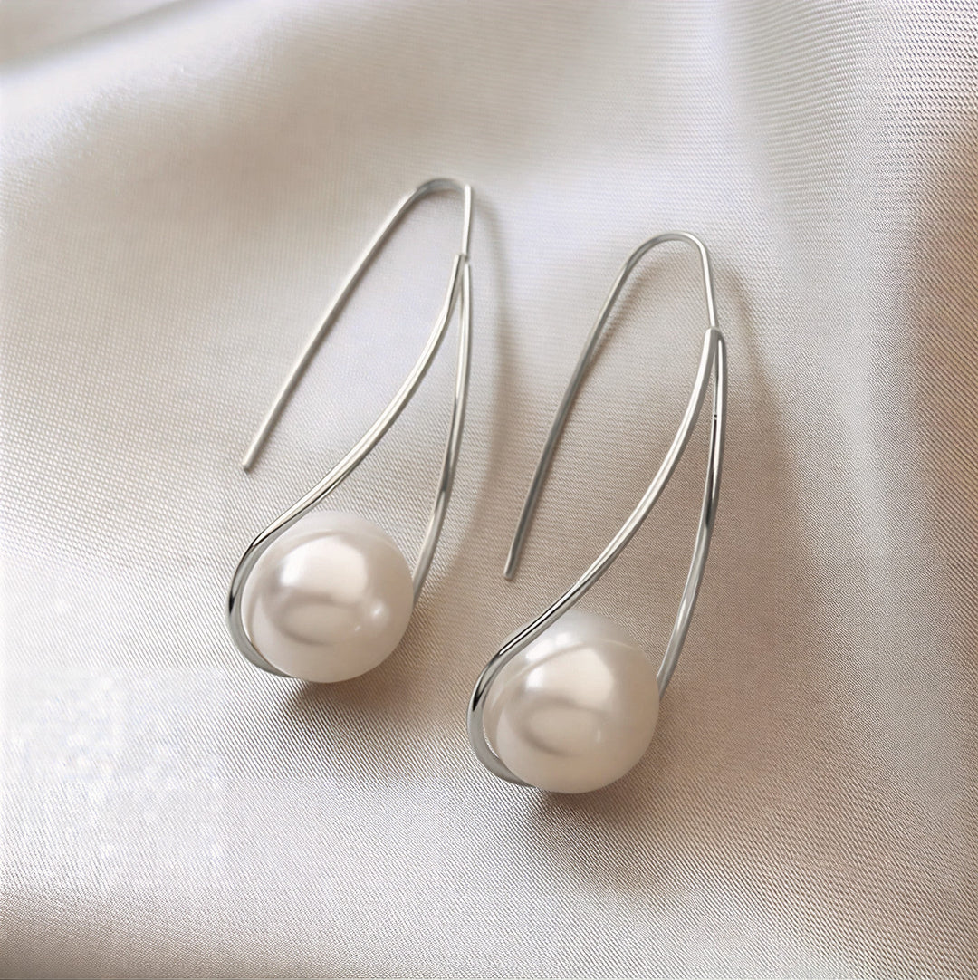 Elegant mystical pearl earrings