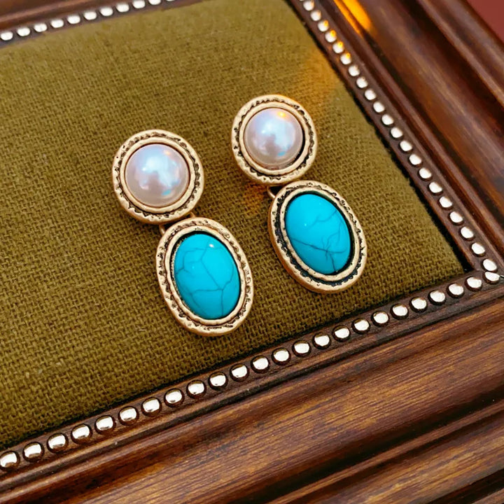 Antique Turquoise Bead Set