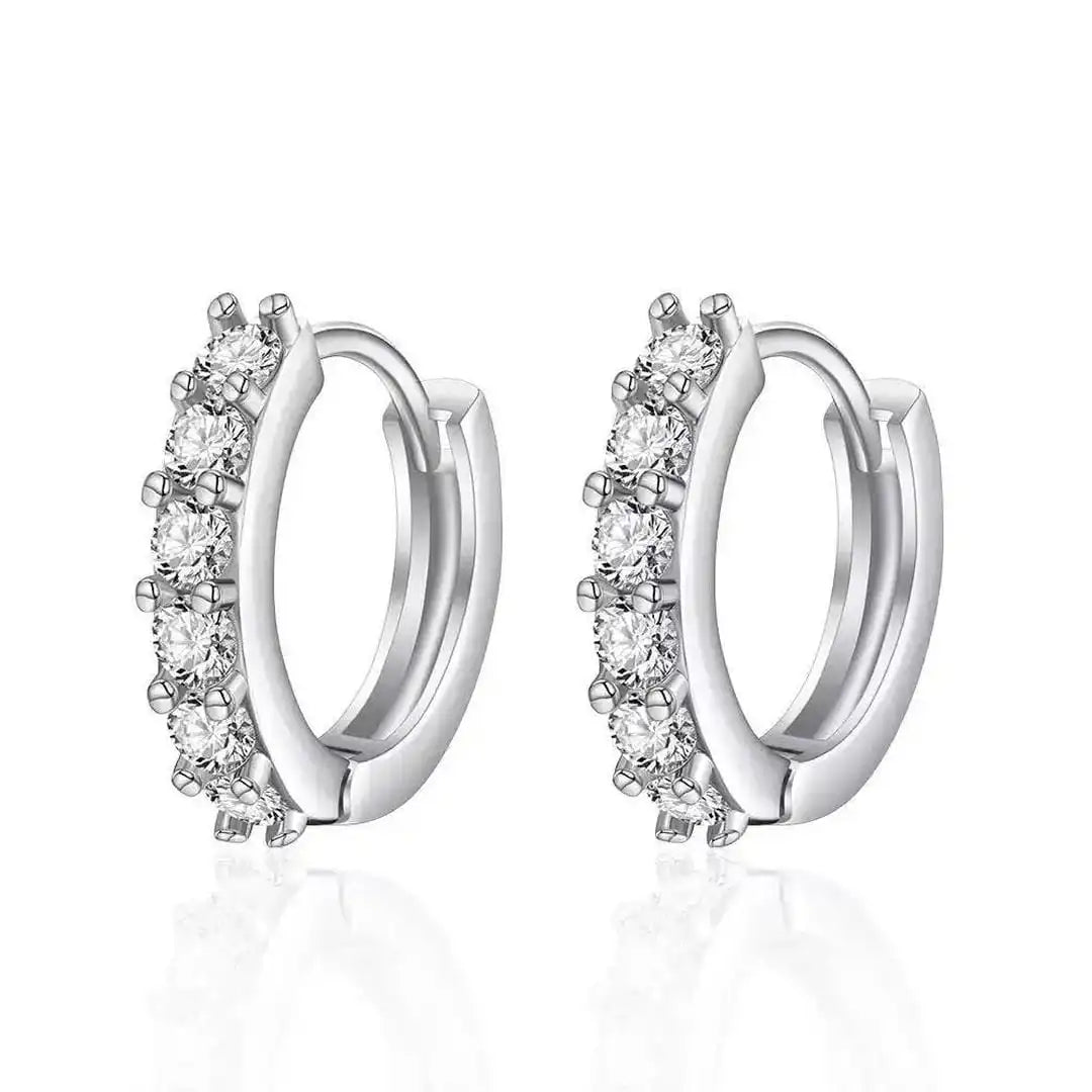 Timeless gold mini hoop earrings