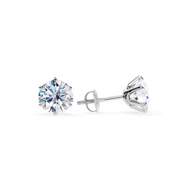 Chic White Gold Earrings Tera - Haller