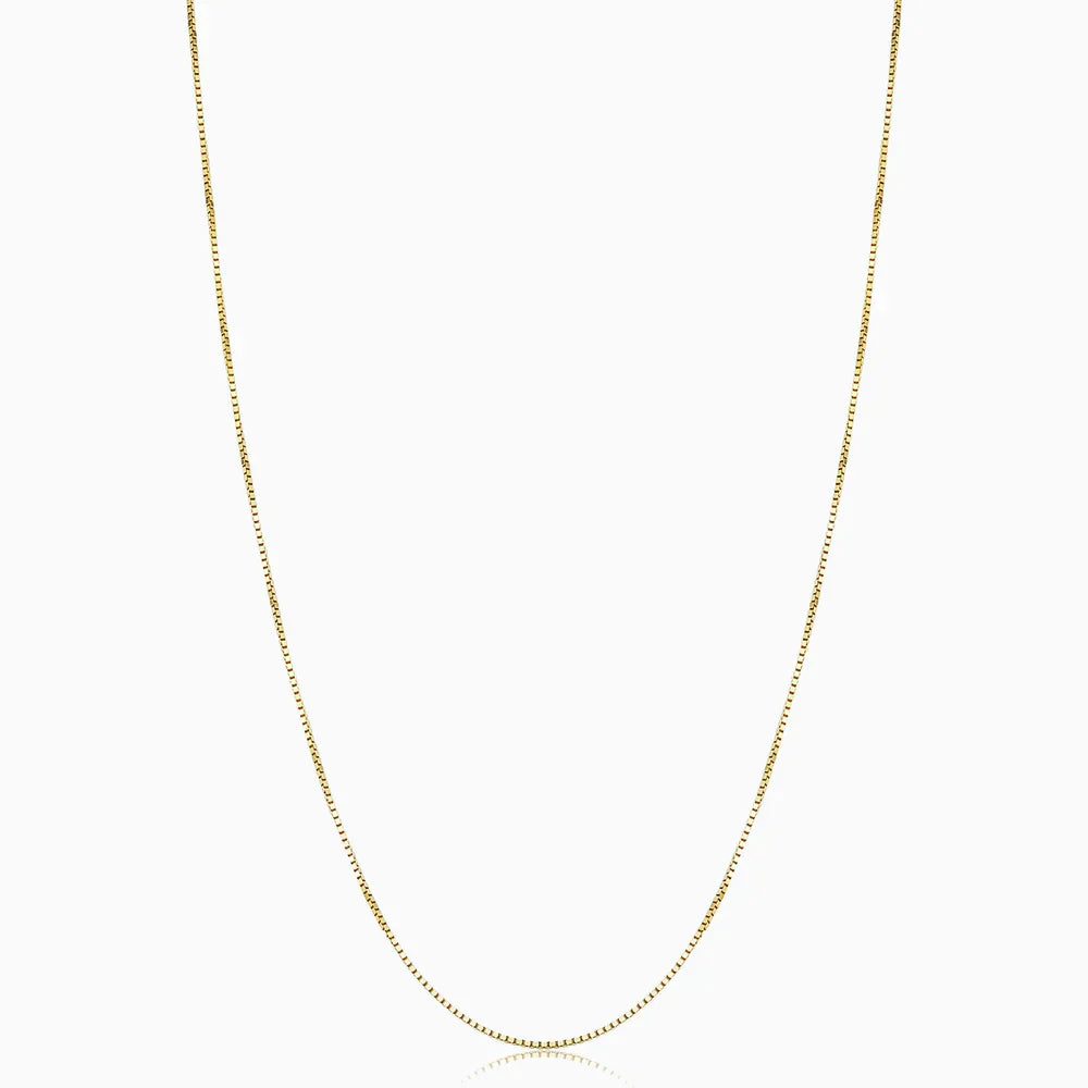 Bodega Box Necklace - White Gold