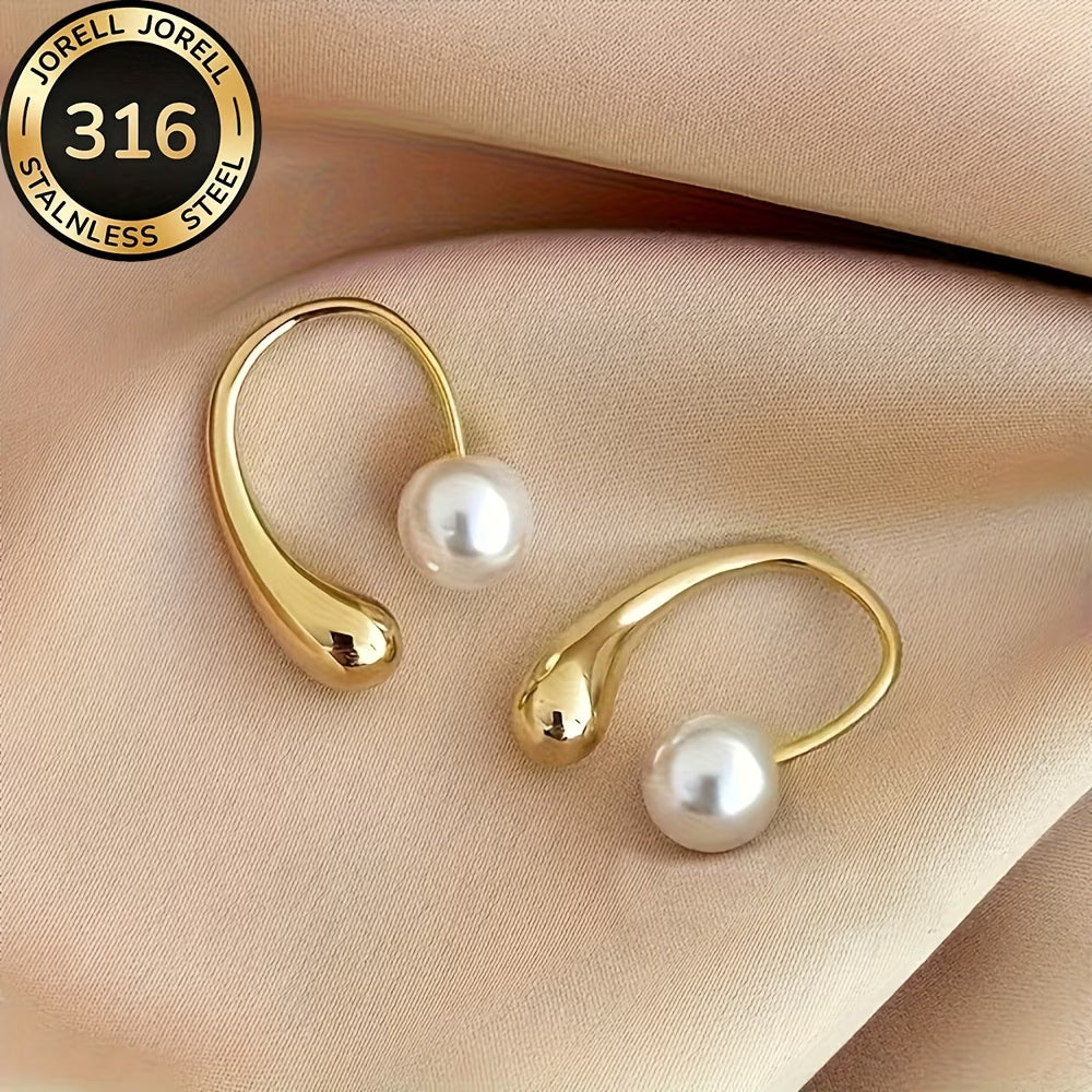 Minimalist Arch Bead Earrings