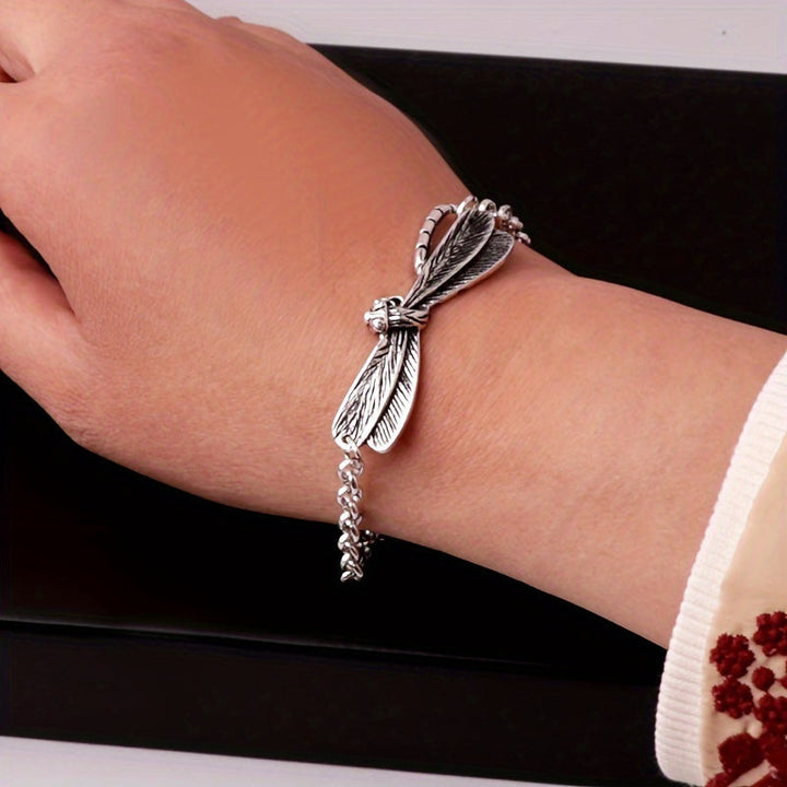 Vintage Boho Bracelet with Dragonfly