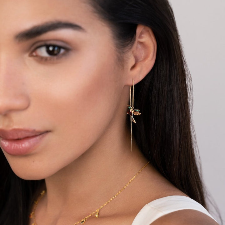 Chic hummingbird earrings